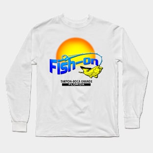 Fish On Tarpon Borca, FL Long Sleeve T-Shirt